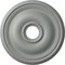 Ekena Millwork Bradford Ceiling Medallion (Canopies up to 4 3/8"), 18 1/8"OD x 3 3/4"ID x 1 1/8"P, Primed White CM18BR - alternate 1